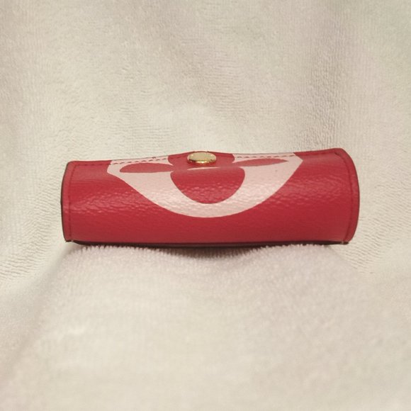 Very Good & RARE LV Zoe Giant Monogram Trifold Wallet in Rouge (Full Inclusion) - Picture 5 of 16